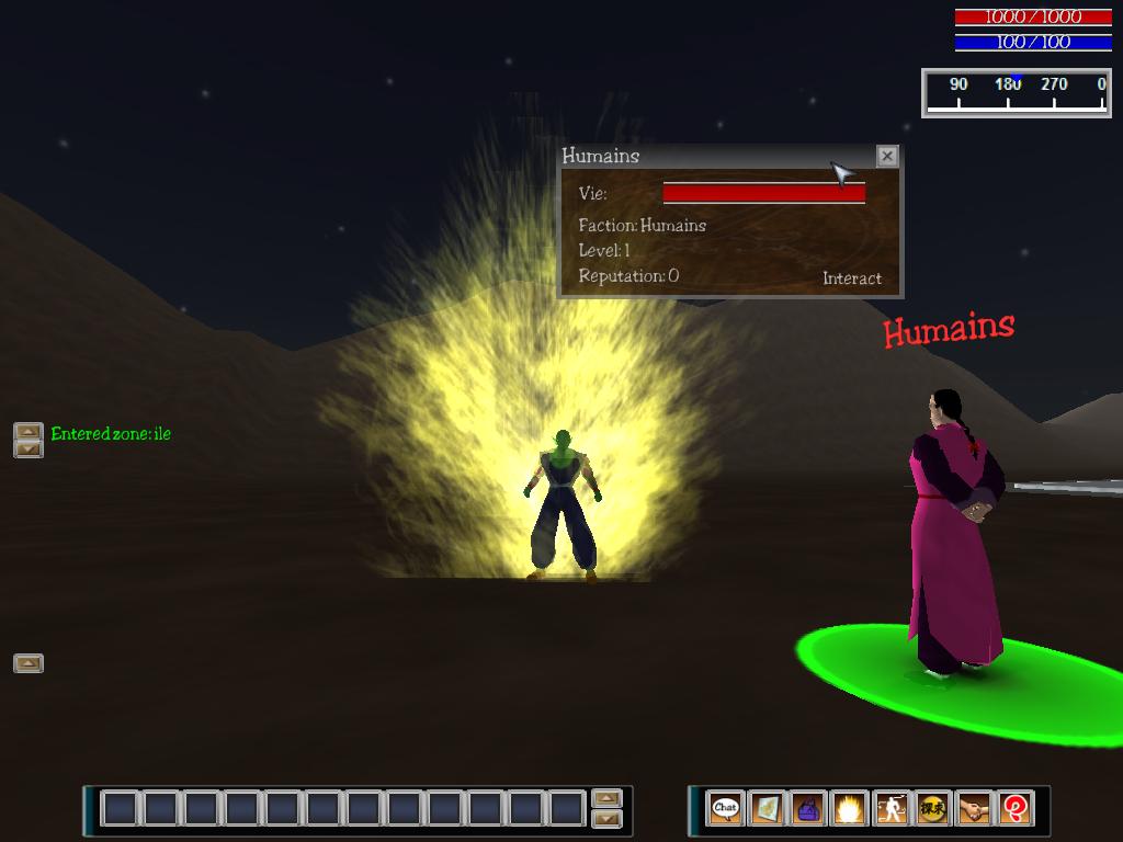(Abandonné en 2007) MMORPG DBZ Screenshot 19